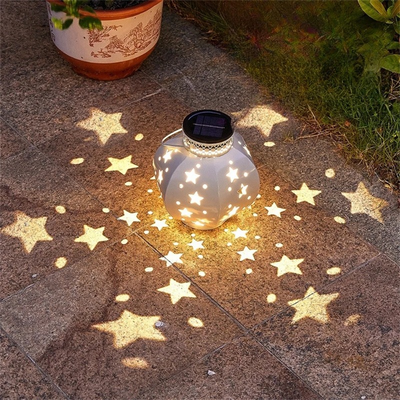 Smart Garden Spotlights - Садовый проектор-фонарь на солнечной батарее, подвесной