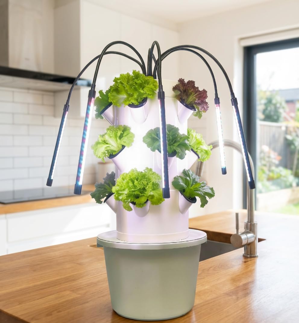 Smart Garden Vertical Planter - Вертикальная гидропонная система выращивания | Трехуровневый