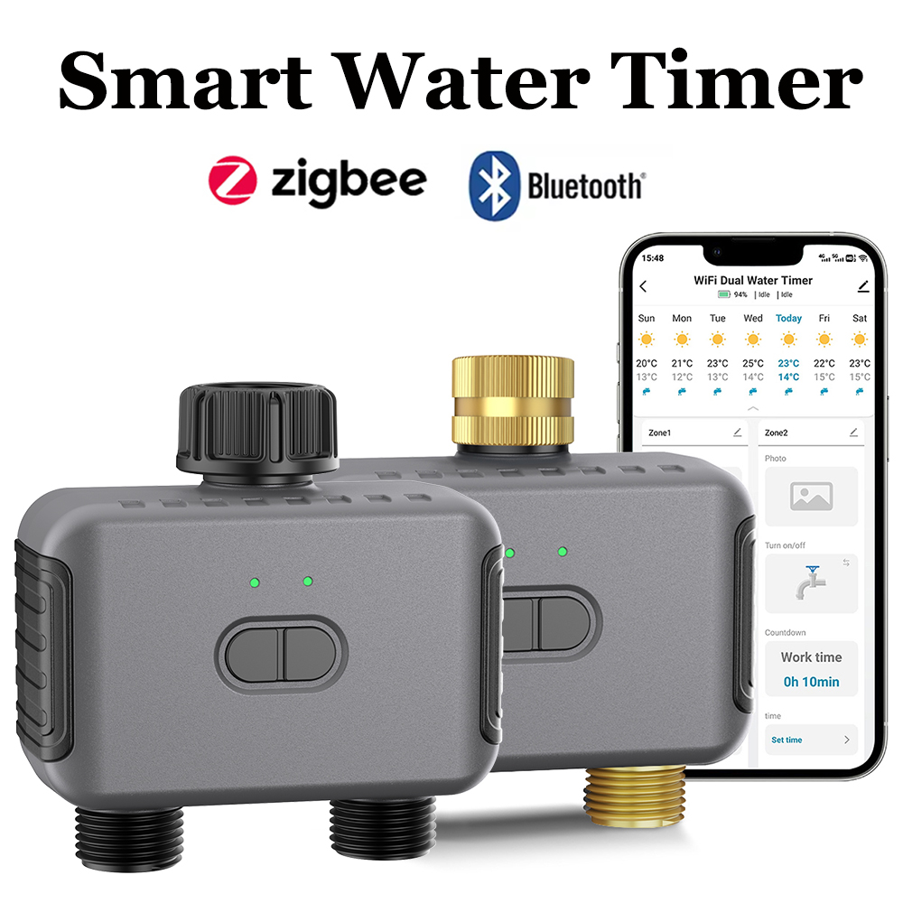 Smart Garden Sprinkler - Умный таймер воды Tuya Zigbee/BT, автоматический