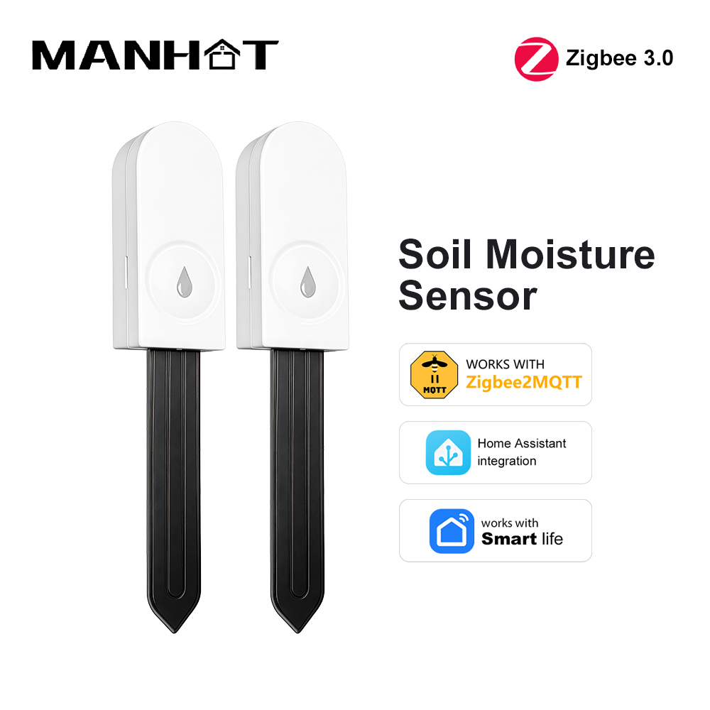 Smart Garden Indoor - Датчик влажности почвы Zigbee 3.0, термогигрометр
