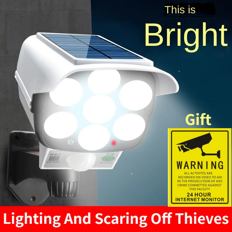 Smart Garden Spotlights - Наружный солнечный свет, датчик движения, камера