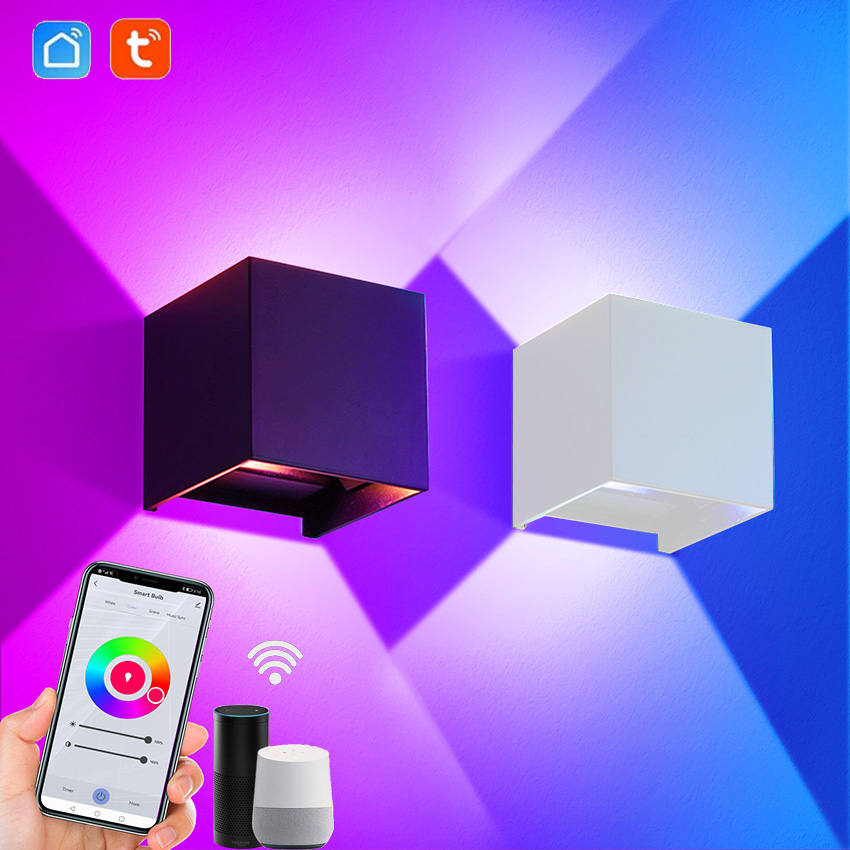 Smart Garden Arduino - Уличный светодиодный настенный светильник Tuya Smart