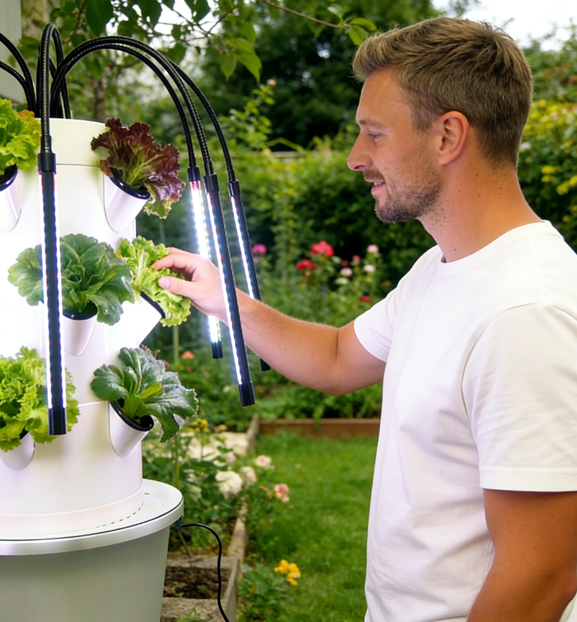 Вертикальная гидропонная систе – обзор и цена Smart Garden Vertical Planter