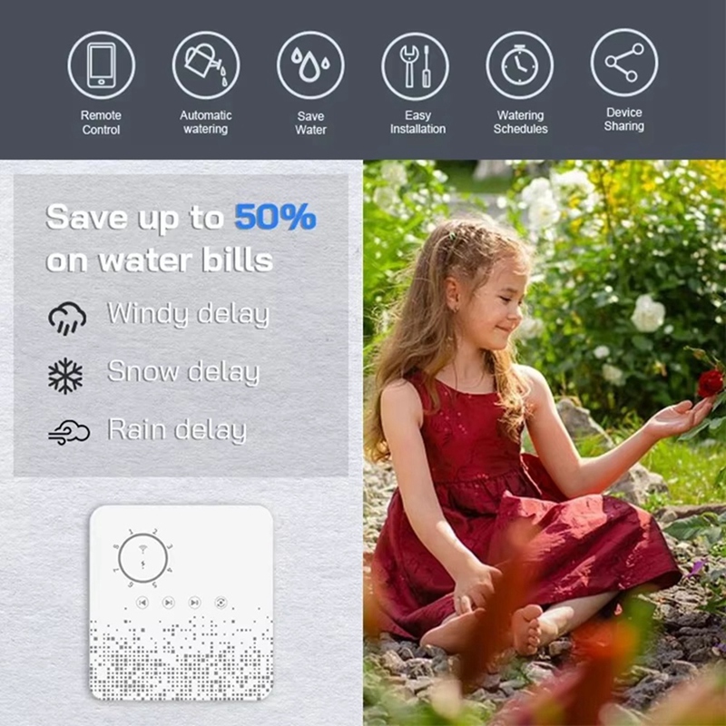 Умный контроллер полива Tuya W – обзор и цена Smart Garden In Home