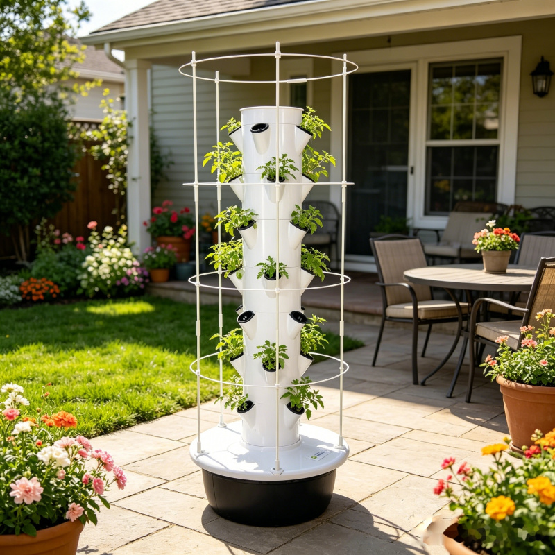 Вертикальная гидропонная систе – обзор и цена Smart Garden Vertical Planter