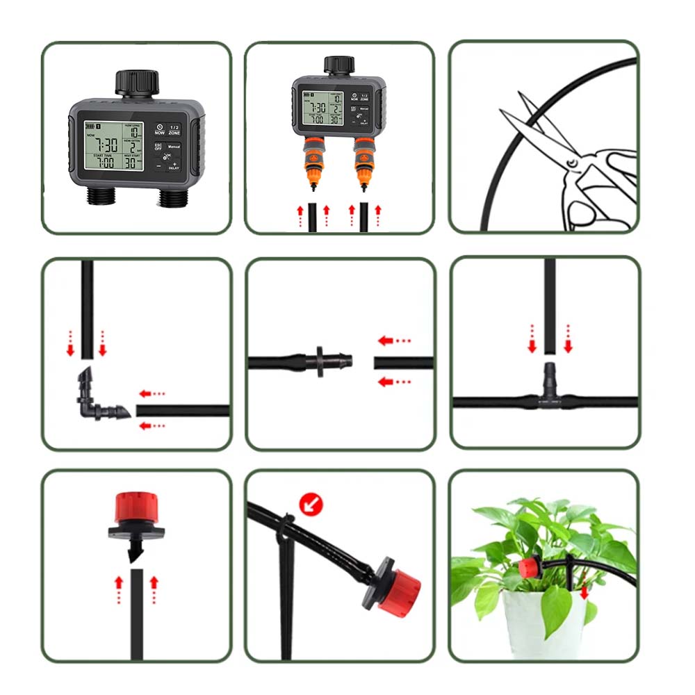 Двухзонный независимый ЖК-дисп – обзор и цена Smart Garden Sprinkler